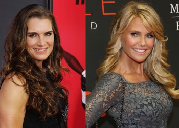 Brooke Shields and Christie Brinkley.