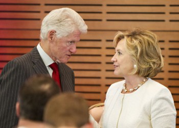 Bill and Hillary Clinton.