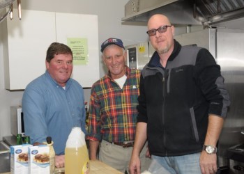 Scott Branche (Company #3), Sherrill Dayton (Company #5) and Shawn Miller (Company #6) were on kitchen duty.