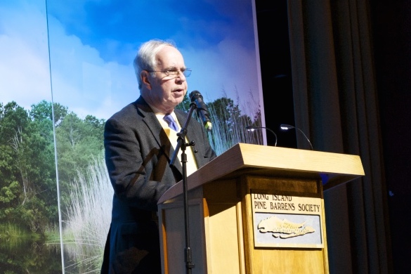 Long Island Pine Barrens Society executive director Richard Amper