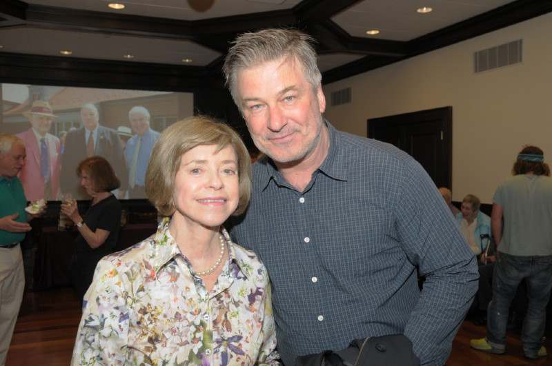 Judith Hope with Alec Baldwin