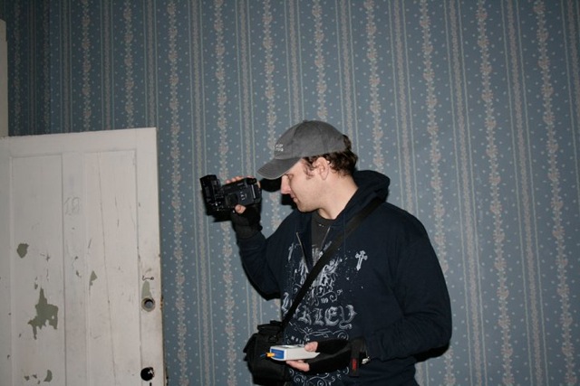 Paranormal investigator and danspapers.com web editor Oliver Peterson.