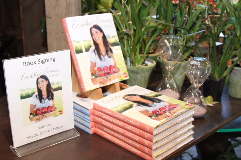 "Endless Summer Cookbook" by Katie Lee at Marders in Bridgehampton.