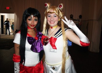 Cosplayers Kitty Young and Nicole Oliva
