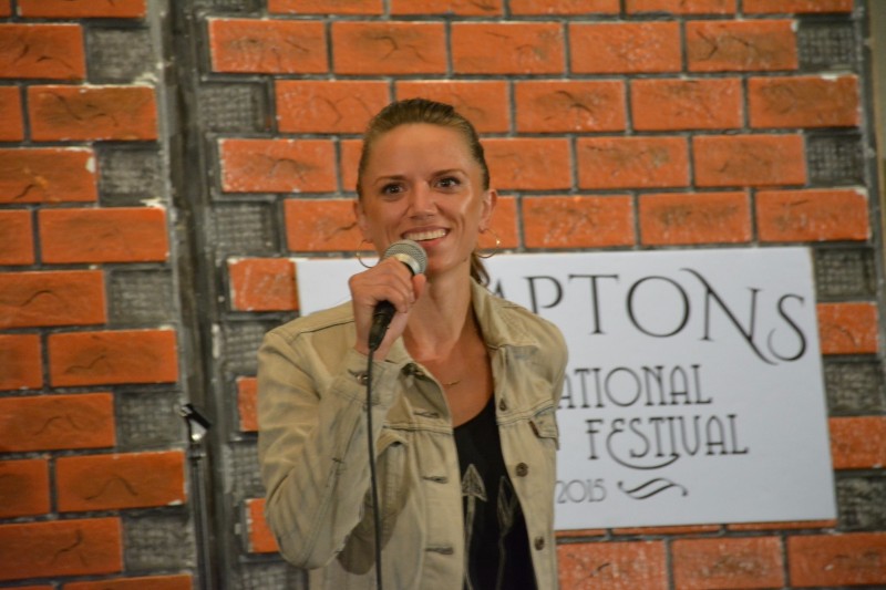 Co-headliner and actress Natasha Pearl Hansen "NPH" gave a warm welcome to the wannabe comedians on the opening show last Friday.