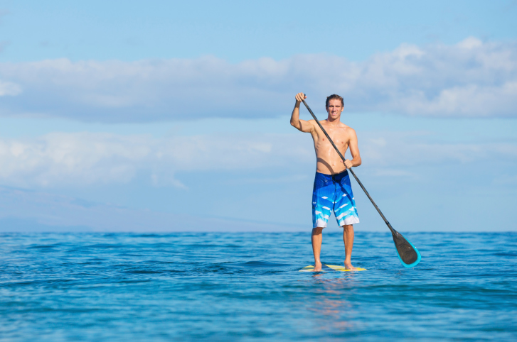 Man on Stand Up Paddle Board