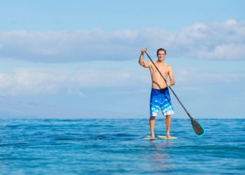 Man on Stand Up Paddle Board