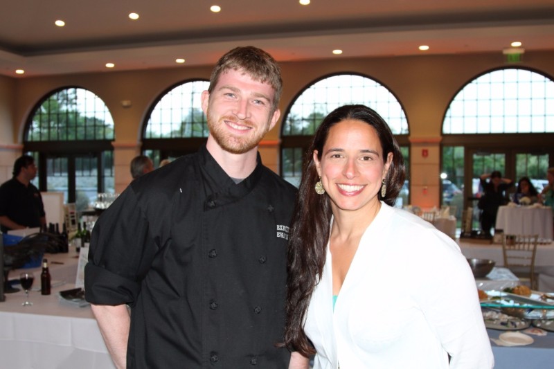 Moriches Caterers executive chef Evan McDonough and Leanne's Specialty Cakes owner Leanne Rose