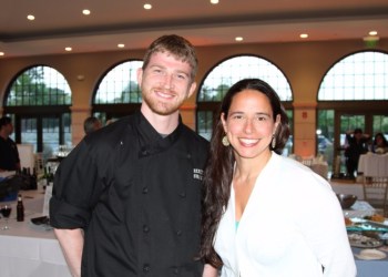 Moriches Caterers executive chef Evan McDonough and Leanne's Specialty Cakes owner Leanne Rose