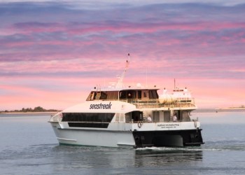 Sea Jitney arrives at Port Jefferson from NYC
