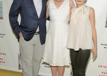 Joel Moser, Debra Messing and Dr. Wednesday Martin 