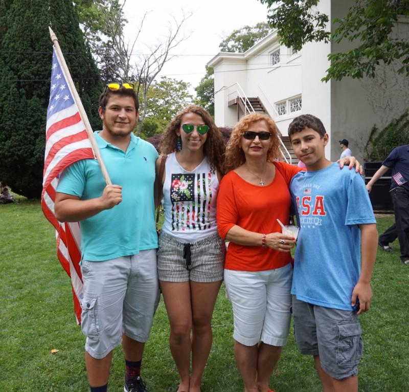 Alex and Lorraine German, Diana Vides, and George German