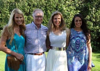 Beth Ostrosky Stern, Chuck and Ellen Scarborough, Gimme Shelter Animal Rescue founder and Director Michelle Neufeld Montak