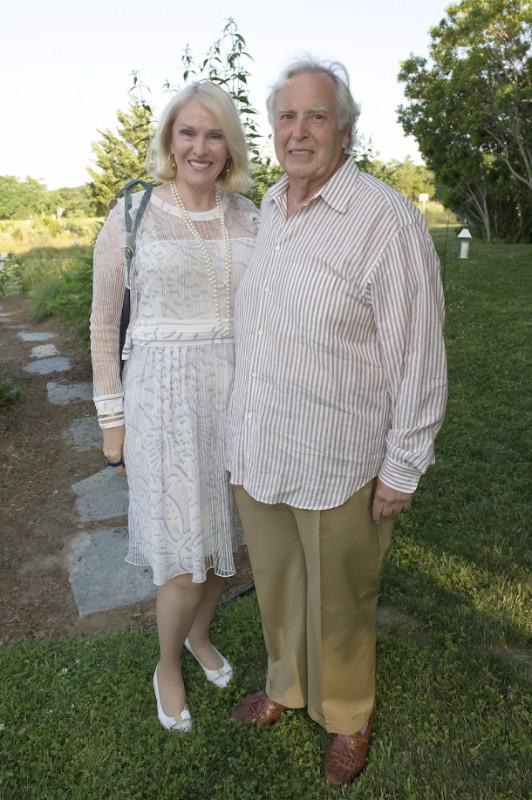 Animal advocate Jewel Morris accompanied by her husband, Bob.