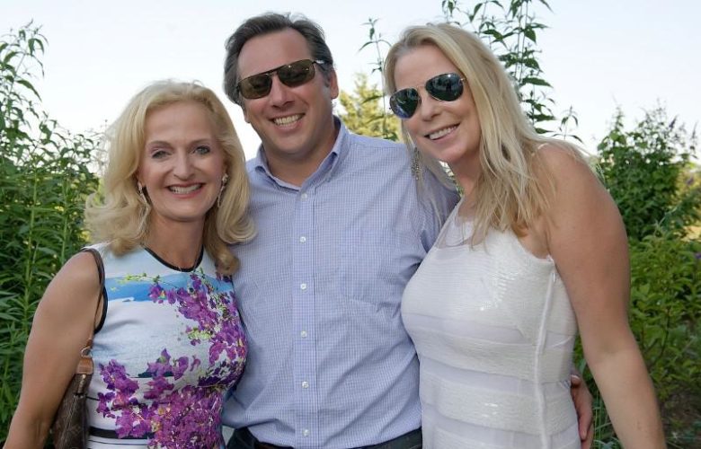 Renowned sports announcer Ann Liguori with Scott Vallary and Therese Flaherty