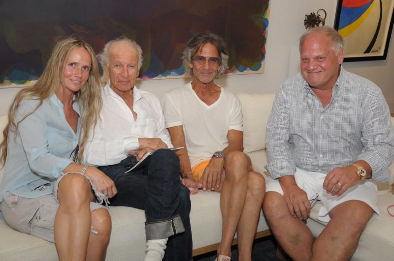 Nicole Squier, legendary music promoter Ron Delsener, Billy Squier and Mark Borghi
