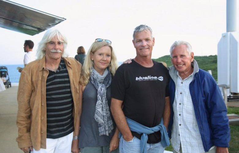 Tony and Charlott Caramanico, Woody and Dave Nelson have all been surfing beneath the lighthouse for decades.