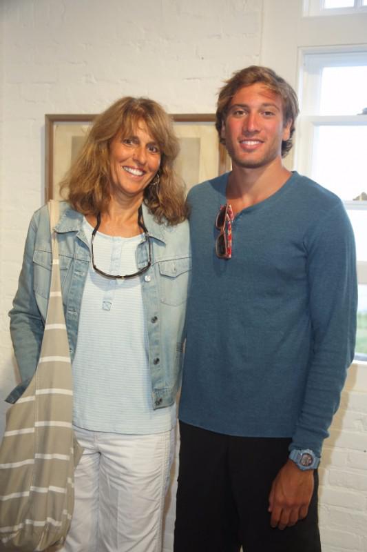 Leslie Schaenman and Luke Osherow are both local surfers.