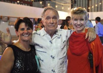 Lisa DeVeglio, Dick Cavett, Martha Rogers
