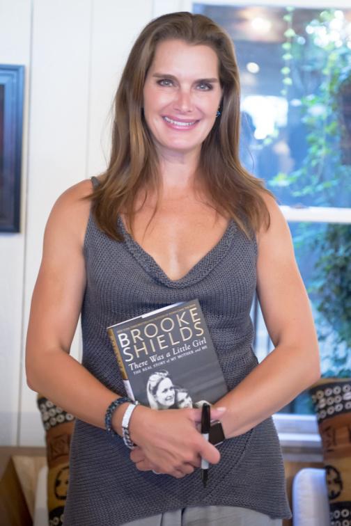 The ever lovely Brooke Shields with her latest literary effort, "There Was a Little Girl, the Real Story of My Mother and Me."