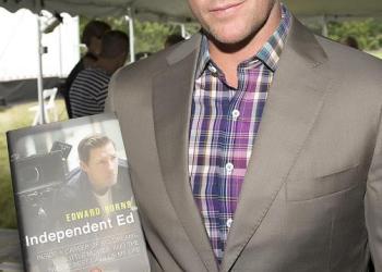 They lined up to meet Edward Burns and pick up a copy of his book, 