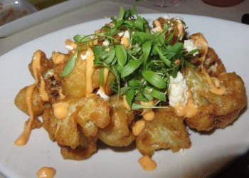 Cauliflower tempura at Muse at The End