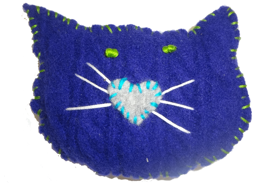 Organic catnip kitten available at Canio's Books in Sag Harbor.