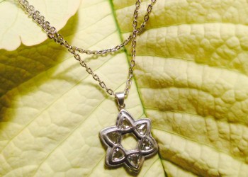 Star of David necklace by S. Bogetti.