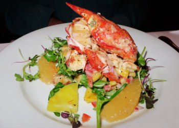 Lobster salad at Le Charlot.