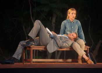 Robert Eli and Piper Perabo performed in a staged reading of 