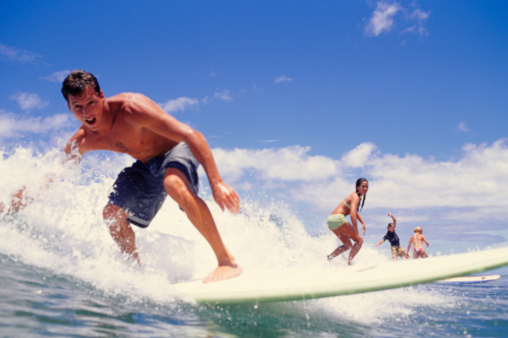 Surf's up in Montauk this weekend.