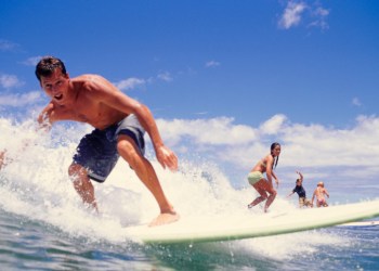 Surf's up in Montauk this weekend.