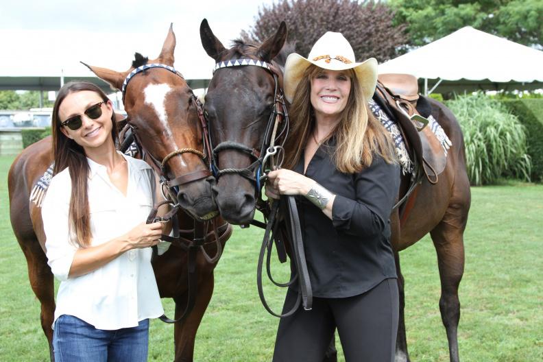 Georgina Bloomberg and Jill Rappaport at the the ASPCA Adoption and Animal Welfare Day.