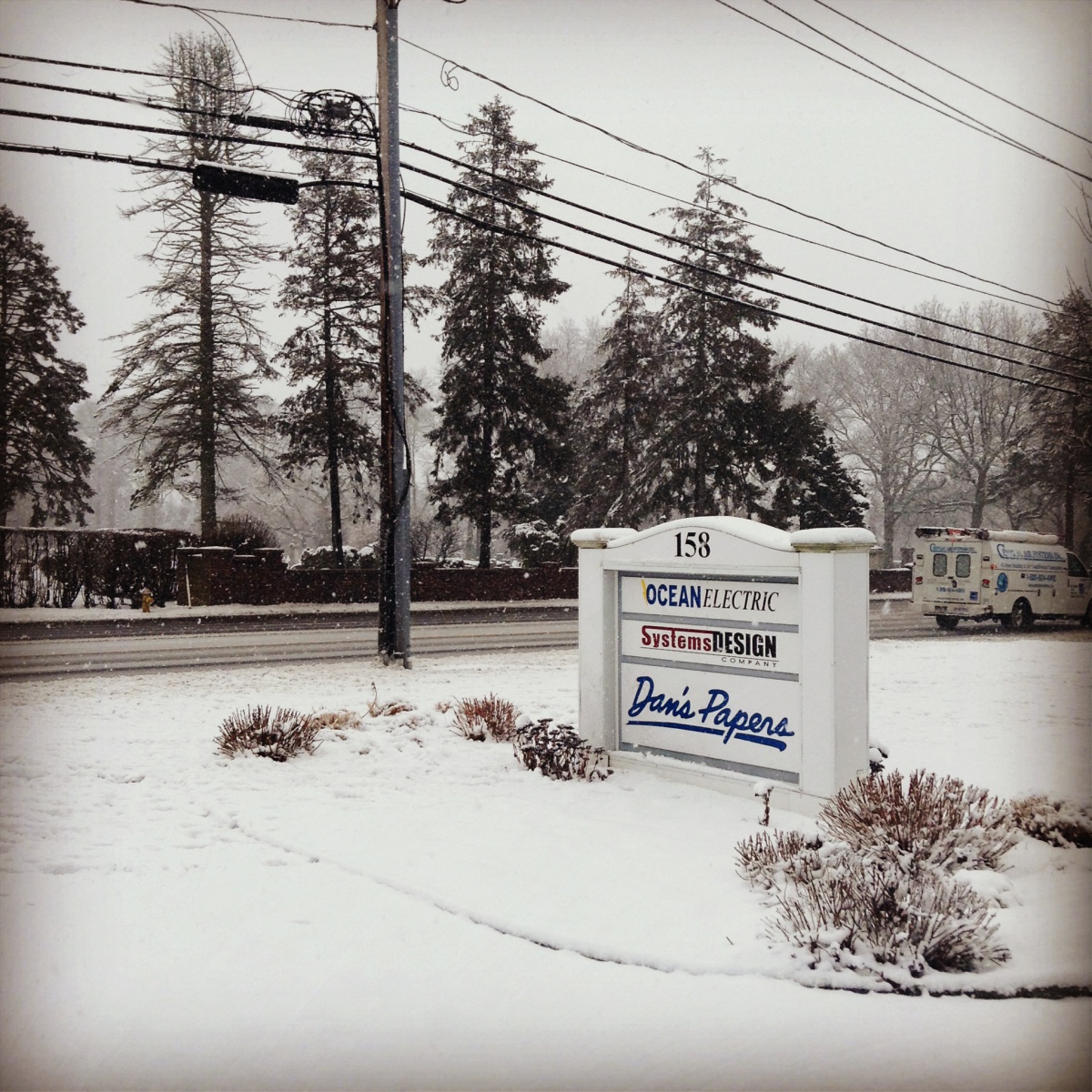Around noon on County Road 39 in Southampton.