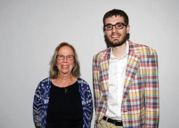 Guest readers for Dan's Literary Salon for the month of August, Fran Castan and Joel Swanson