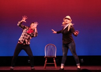 Anita Boyer & Meagan Schmid tap dance to 