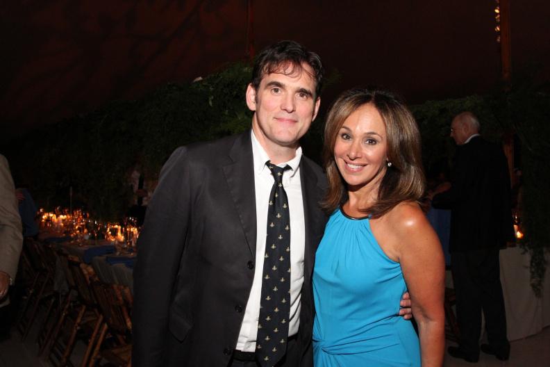 Honorary Chair actor Matt Dillon and Master of Ceremonies Rosanna Scotto