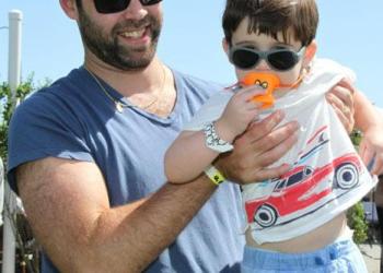 Mick Fine and Nathanial age 21 months