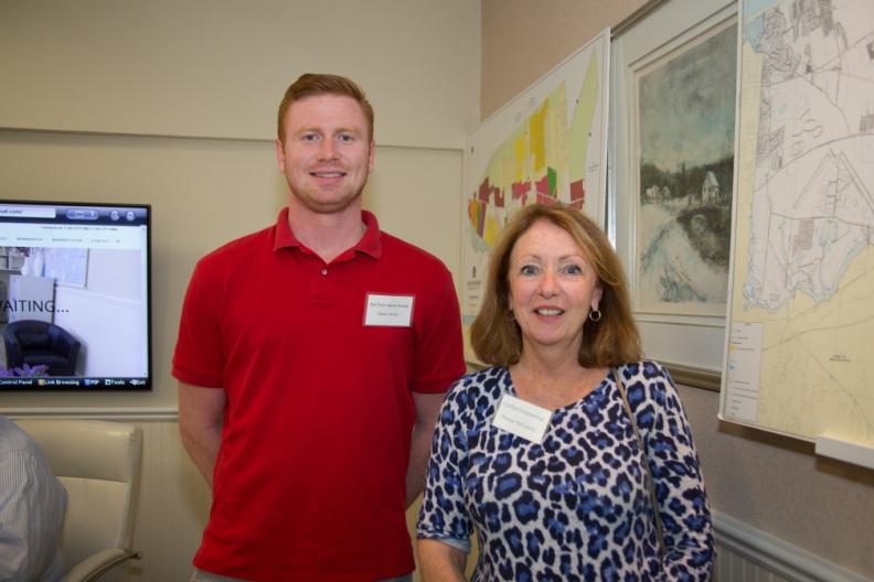 Dylan Janus with  Denise McCauley of Chiffert Engineering