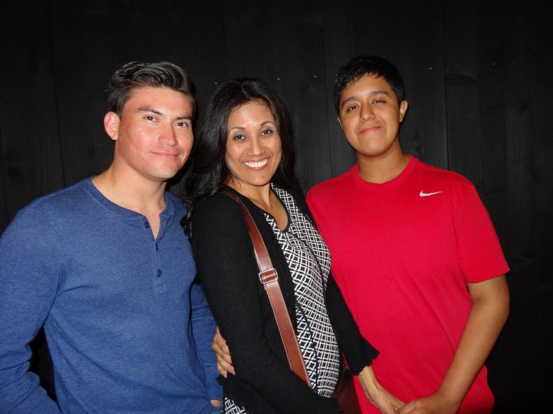 Michael Vanegas, Angela Alban, and Jhonny Garcia