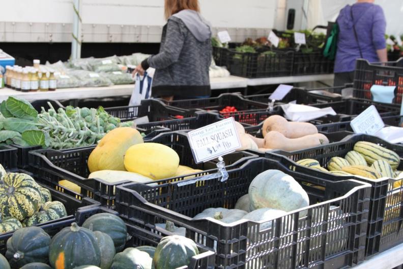 Sang Lee Farms offered an abundance of organic vegetables