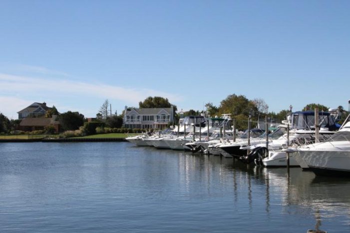 The oyster festival was held at the marina in Westhampton Beach