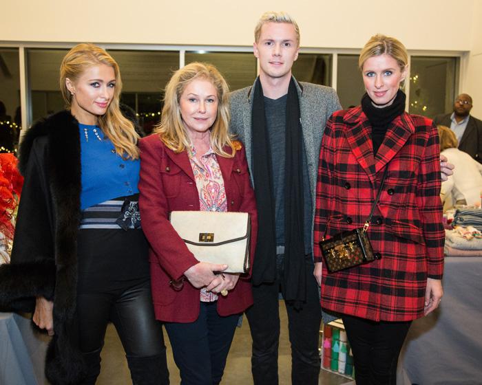 Paris Hilton, Kathy Hilton, Barron Hilton, and Nicky Hilton Rothschild