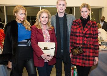 Paris Hilton, Kathy Hilton, Barron Hilton, and Nicky Hilton Rothschild