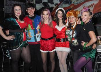 Joe's Garage & Grill staff ready for SantaCon  