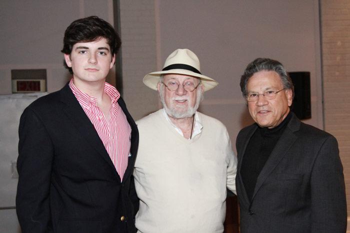 Timothy Facciola, founder of Dan's Papers Dan Rattiner, and Anthony Damian