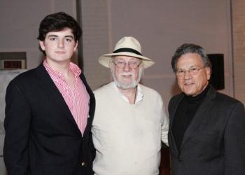 Timothy Facciola, founder of Dan's Papers Dan Rattiner, and Anthony Damian