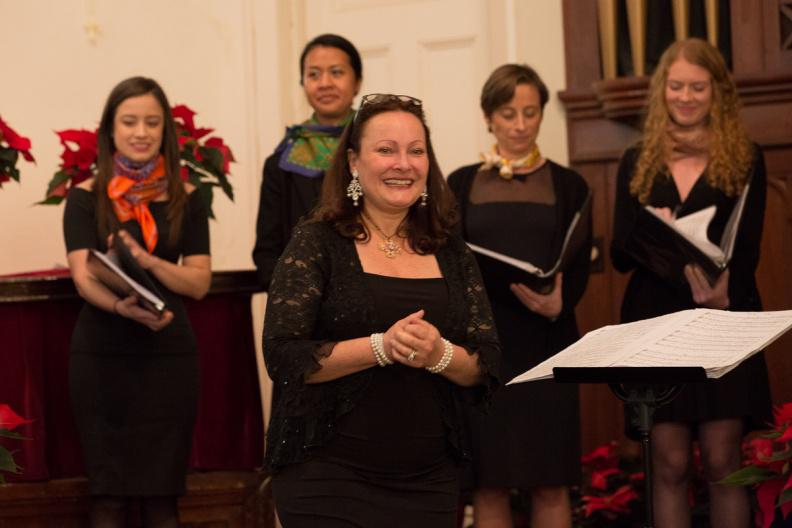 Anne-Julia Audray founder and director of The French American Choir of New York