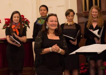 Anne-Julia Audray founder and director of The French American Choir of New York
