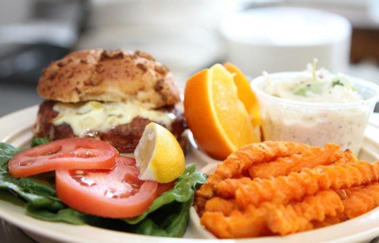 Dock to Dish presented Montauk Fishburgers to the students and staff at Bridgehampton School District